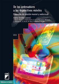 De Los Ordenadores dispositivos propuestas musical y audiovisual 313 biblioteca eufonía libro juan francisco et alvarez herrero