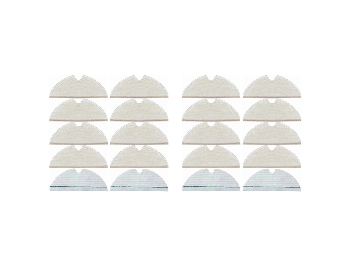 20pcs Mop Pad For Roborock Q5 Pro/q8 Max/q8 Max+/q7/q7+/q7 Max/q7 Max+/s5/s50/s51/s55/s5 Max Robot Vacuum Cleaner