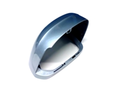 Carcasa del espejo retrovisor izquierdo Volvo V90cc XC90, color plata, número de pieza 39844974 OE