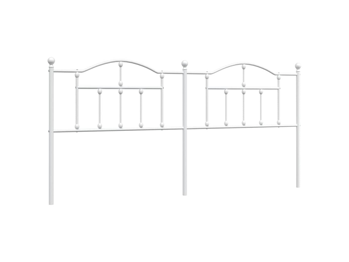 Cabecero de repuesto 200 cm Metal Blanco MAISON EXCLUSIVE