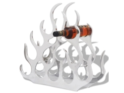 Botellero de aluminio para 11 botellas, plateado, DKD HOME DECOR