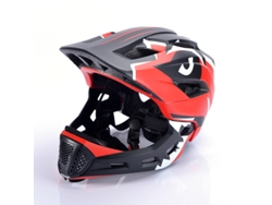Casco de ciclismo infantil (rojo), casco deportivo, casco integral desmontable