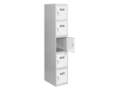 Simonlocker Profesional Desmontable 5 Puertas 1/5 300 Inicial Gris/Blanco SIMON RACK