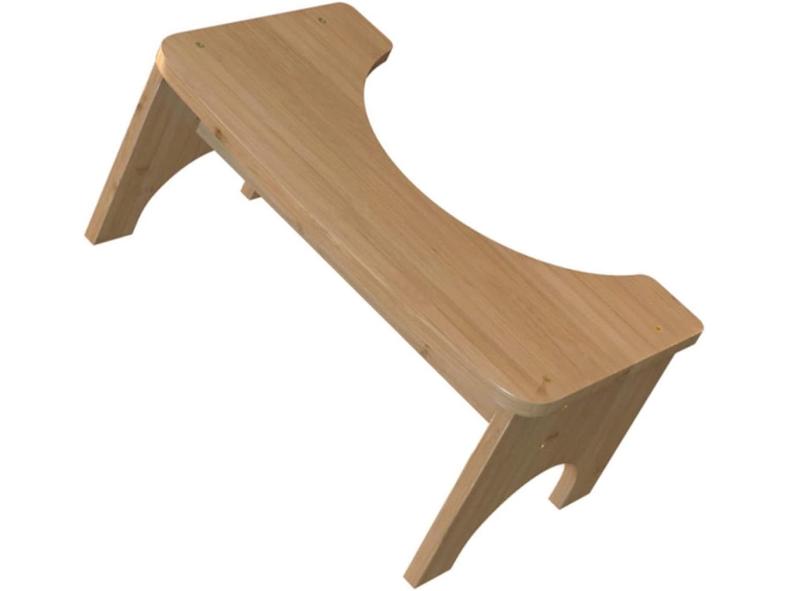 Taburete De Madera Para Inodoro, Apto Para Niños, Niñas Y Adultos: Taburete Estable Y Ecológico Para El Baño