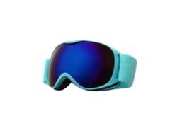 Gafas de esquí de doble capa antivaho y resistentes al viento para niños, ideales para esquiar y hacer snowboard (azul)*