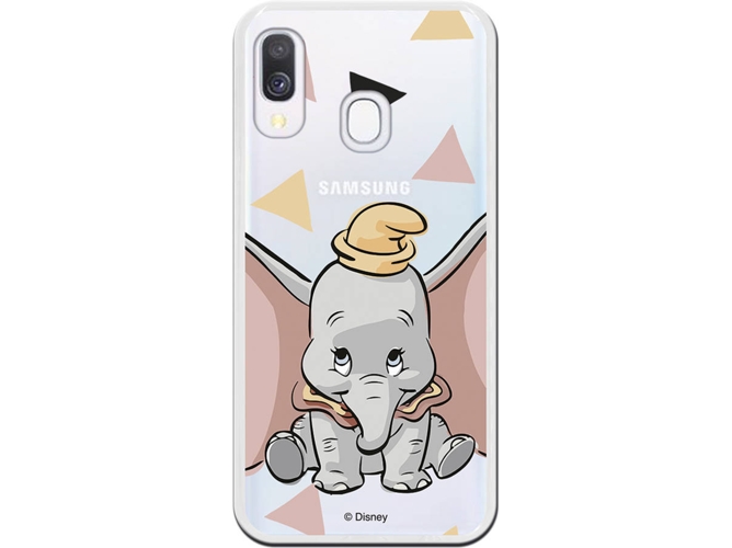 Carcasa Samsung Galaxy A40 DISNEY Dumbo Gris
