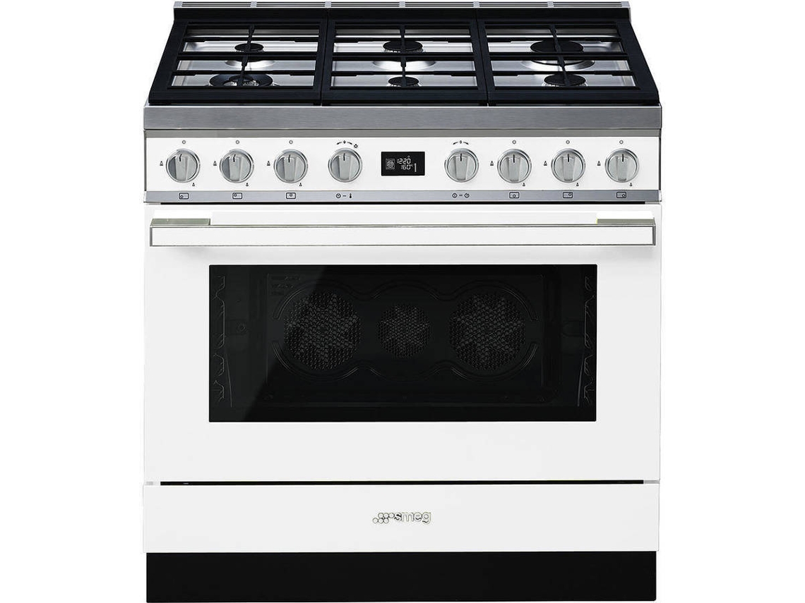 Cocina SMEG CPF9GPWH (115 L - Eléctrico y Gas Butano-Propano - Blanco)