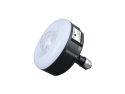 Bj-lâmpada De Cristal Rotatória Mágica Esférica E27 Luz Colorida E Branca Para Casa Ktv Cena