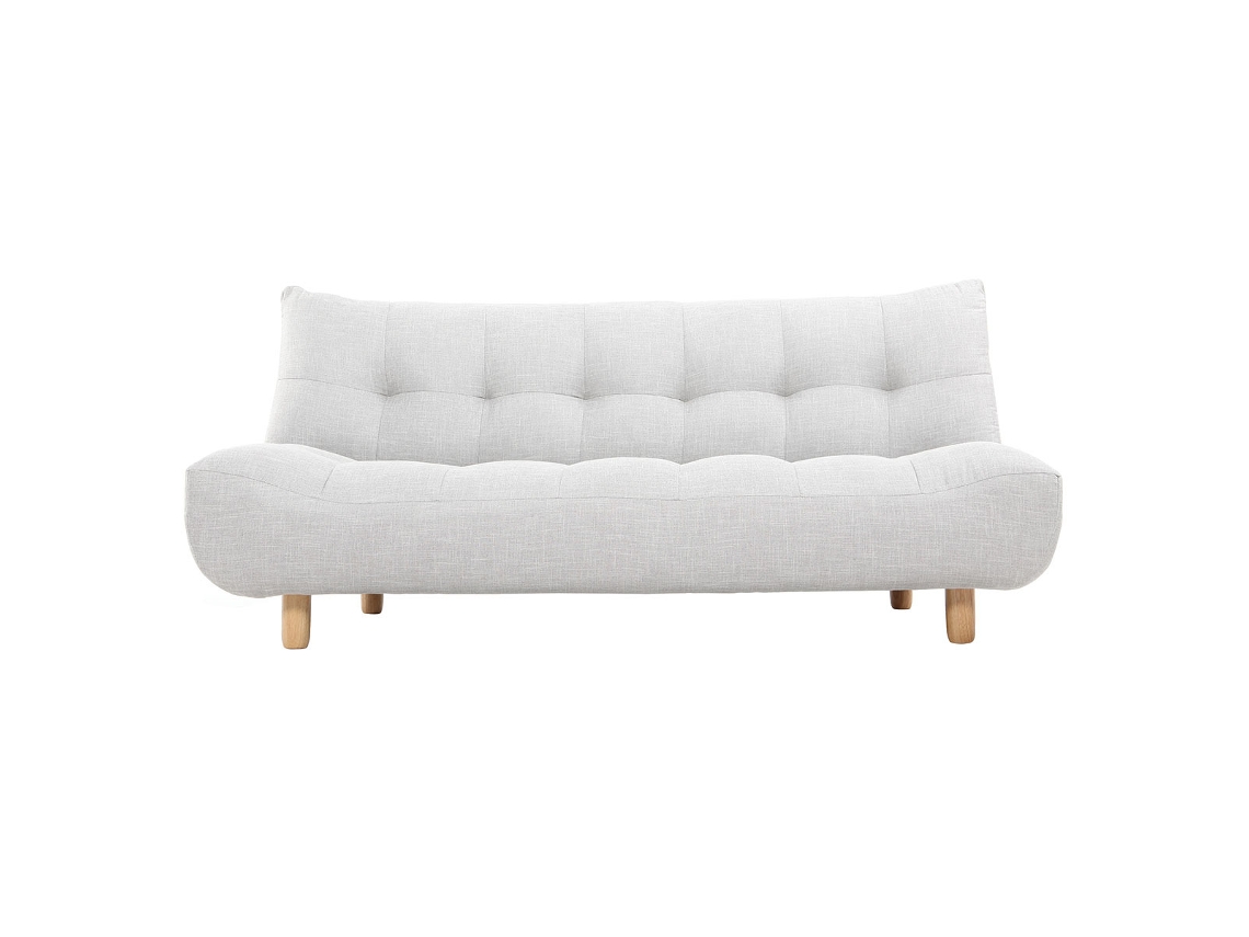 Sofá Convertible Diseño Escandinavo Gris Y Roble Yumi MILIBOO