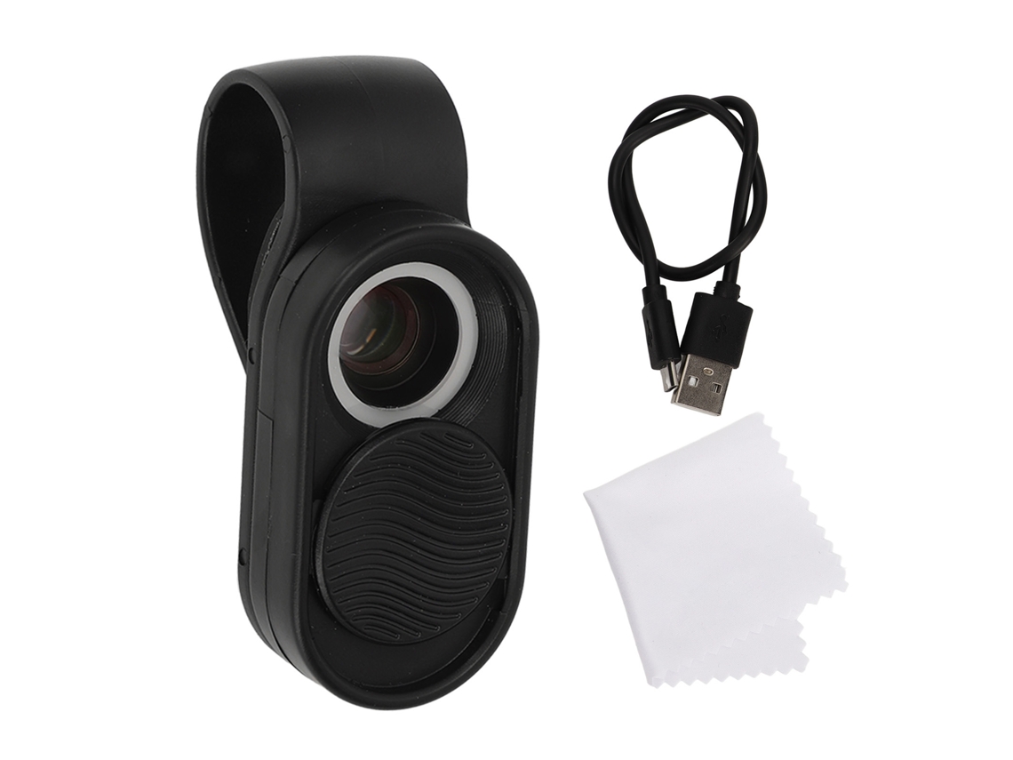 Lente de microscopio para teléfono móvil con clip universal Microscopio de bolsillo 100x