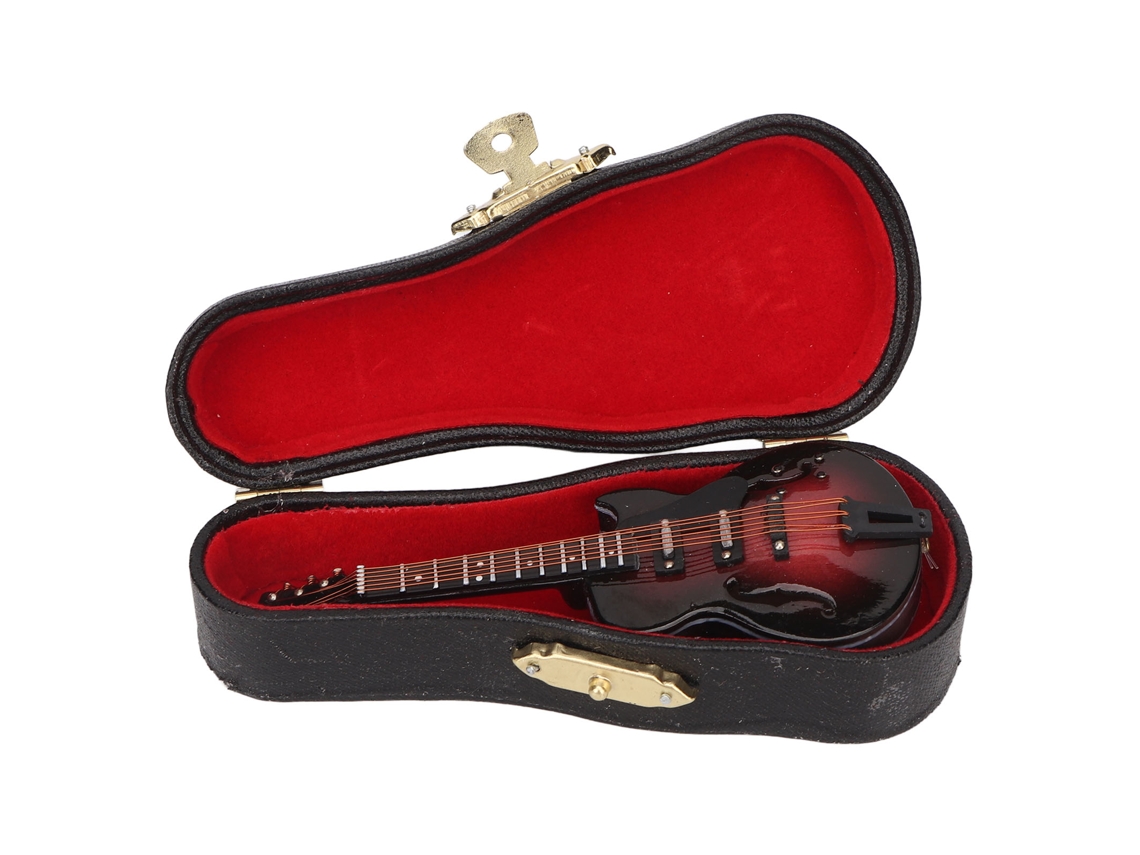Insignia De Instrumento Musical Con Caja, Broche De Guitarra En Miniatura, Regalo Para Mujer, Decoración