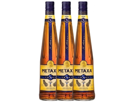 Coñac RÉMY COINTREAU Rémy Cointreau Metaxa 5 Estrellas (1 L - 3 unidades)
