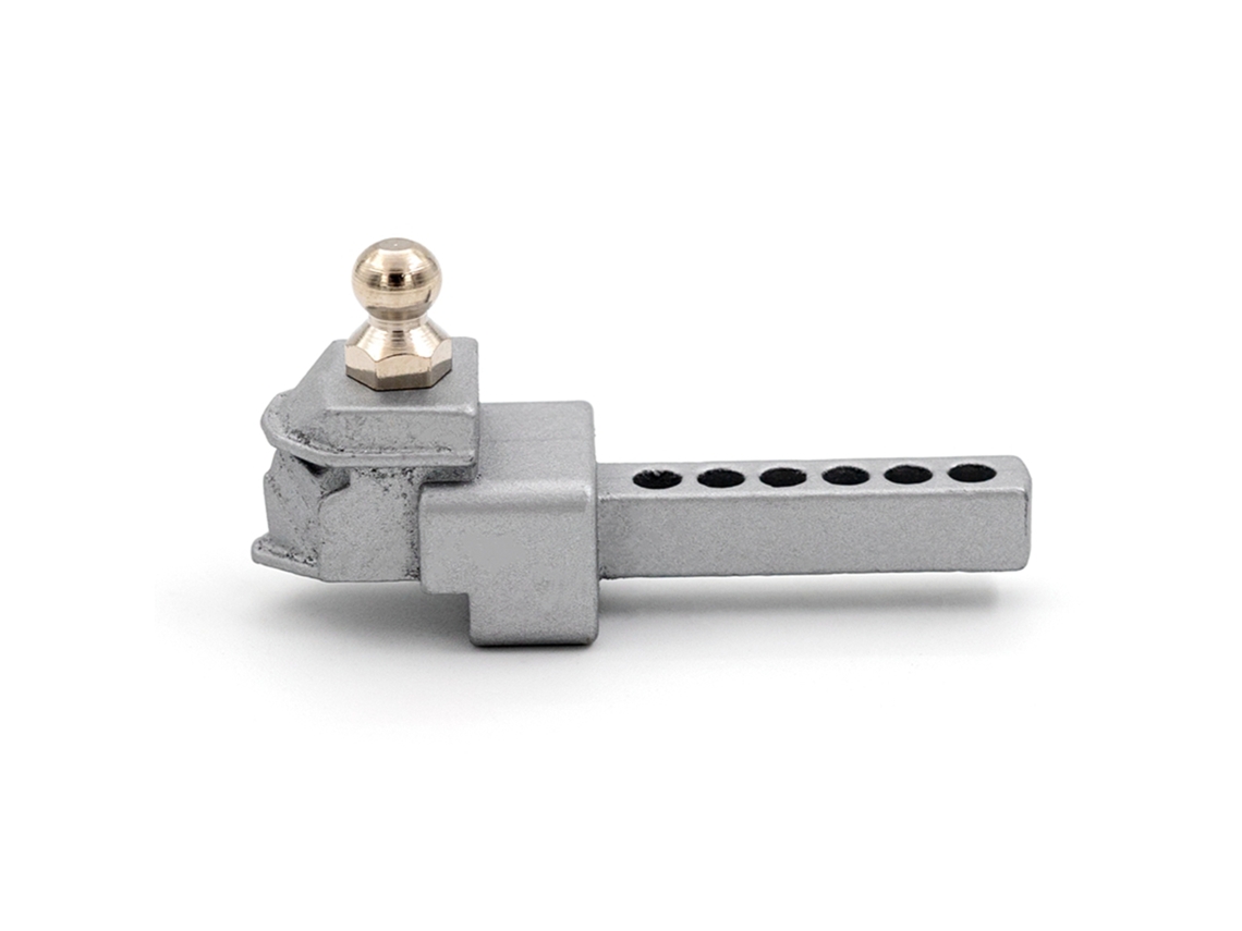 Accesorios De Control Remoto Enganche De Remolque Para Crawler De Control Remoto 1/10 Axial Scx10 90046 90047 Cc10 (plateado)