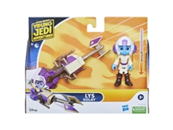 STAR WARS Lys Solay Figura y moto speeder Figura STAR WARS 3 Años