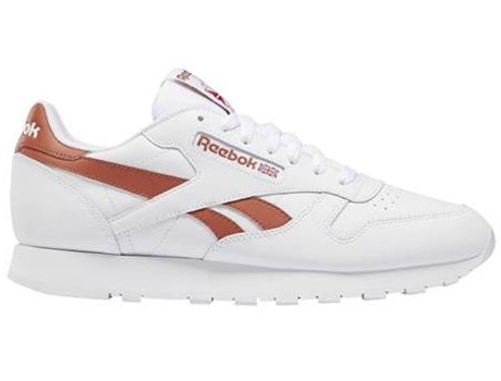 Zapatillas Deportivas REEBOK Cl Lthr Hombre (Marrón, Blanco - Material Sintético - 45)