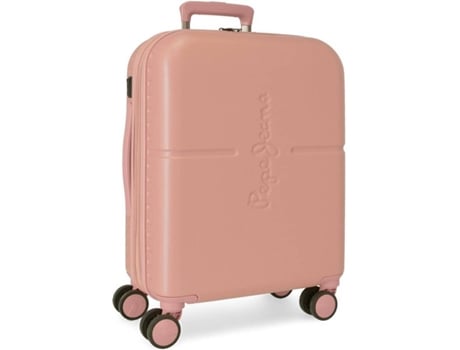 Maleta de Cabina ABS Rígida Highlight PEPE JEANS Rosa (40x55x20cm - 37 L)