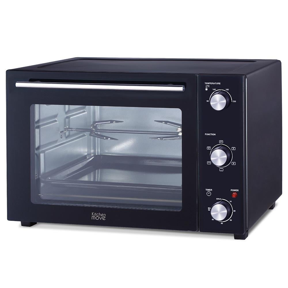 Kitchen Move Horno multifunción de sobremesa 48l 1800w negro mini arizonda bat48rc 48 1800