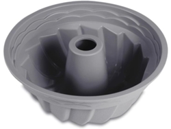 Molde redondo de silicona de 23 cm antiadherente con agujero para hornear pasteles y pudines Gokoco
