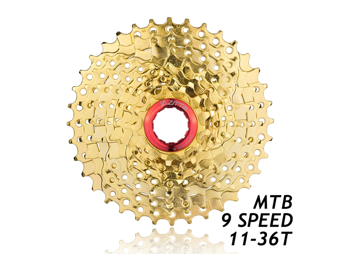 Piñón De Cassette Ztto Gold 11-36t Para Bicicletas De Montaña De 9/10 Velocidades (opcional)