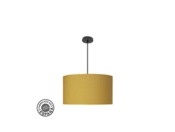Colgante Moda 3xe27 Negro/amarillo Regx50x50cm C/difusor