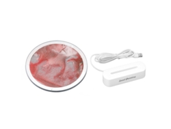 Lámpara De Mesa Decorativa Con Protección Ocular Contra Arenas Movedizas Para Dormitorio Y Sala De Estar - Roja
