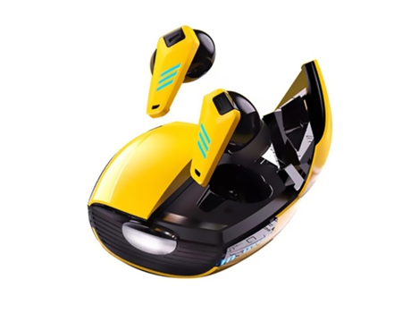 Auriculares Bluetooth True Wireless CHRONUS Inalámbrico 5.2 Inalámbrico de baja latencia Amarillo