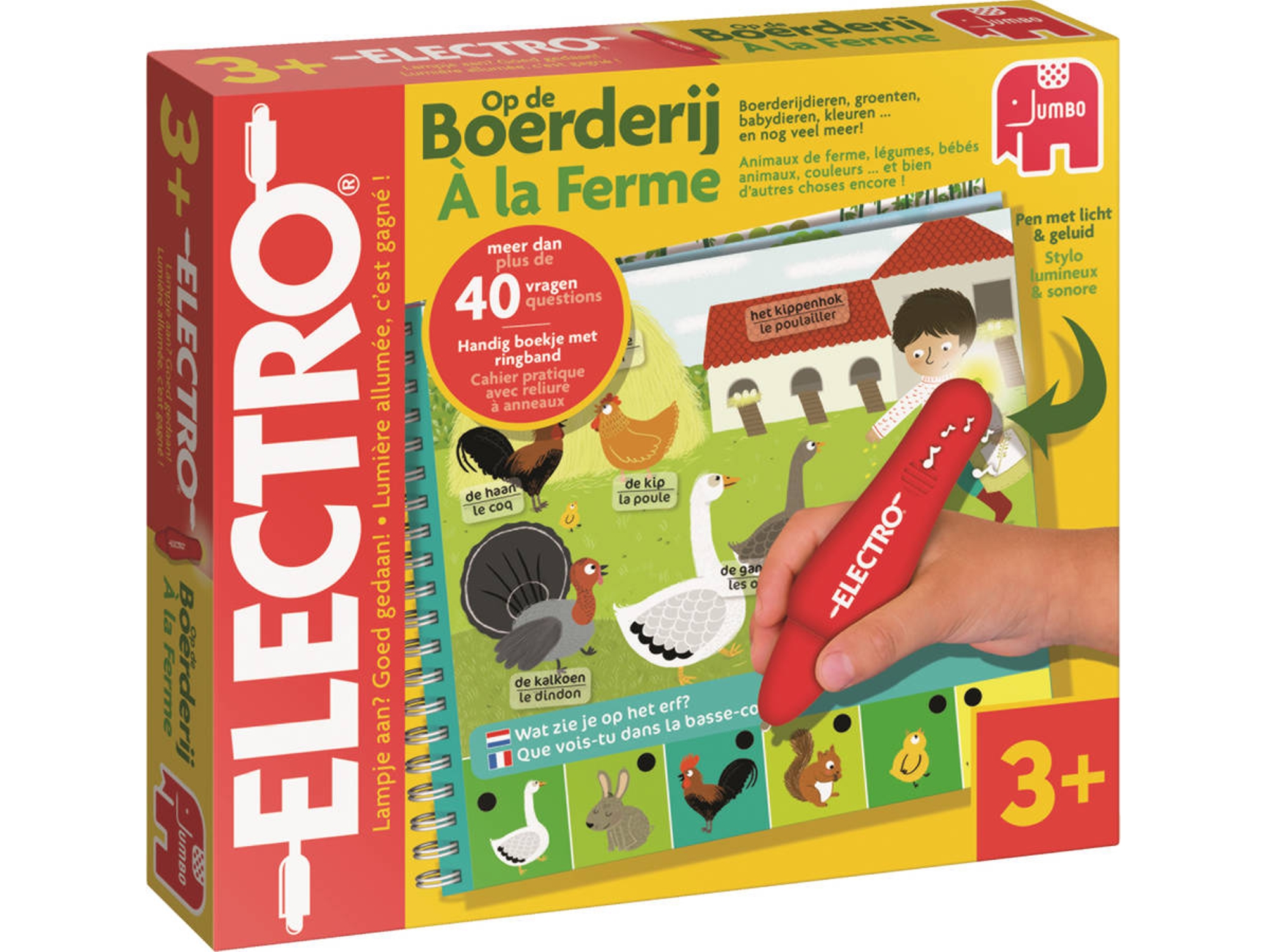 Juego Didáctico JUMBO Wonderpen Op de boerderij