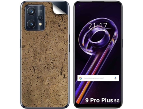 Carcasa Realme 9 Pro Plus 5G TUMUNDOSMARTPHONE Vinilo Textura Cuero Multicolor