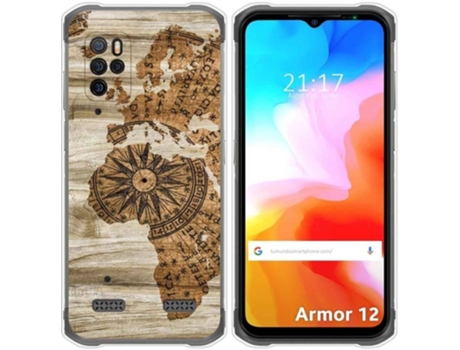 Carcasa Ulefone Armor 12 5G TUMUNDOSMARTPHONE Dibujos Madera 07 Multicolor