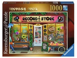 Puzzle RAVENSBURGER Vintage Vinyl rompecabezas 1000 pieza(s) Ciudad