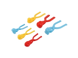 6 piezas de clip para hacer bolas de nieve de arena, de plástico, para exteriores, para peleas de bolas de nieve de invierno, juguetes de nieve para niños, juego de fiesta familiar