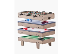Mesa de juego 4 en 1 para niños y familias Tekmaquinas