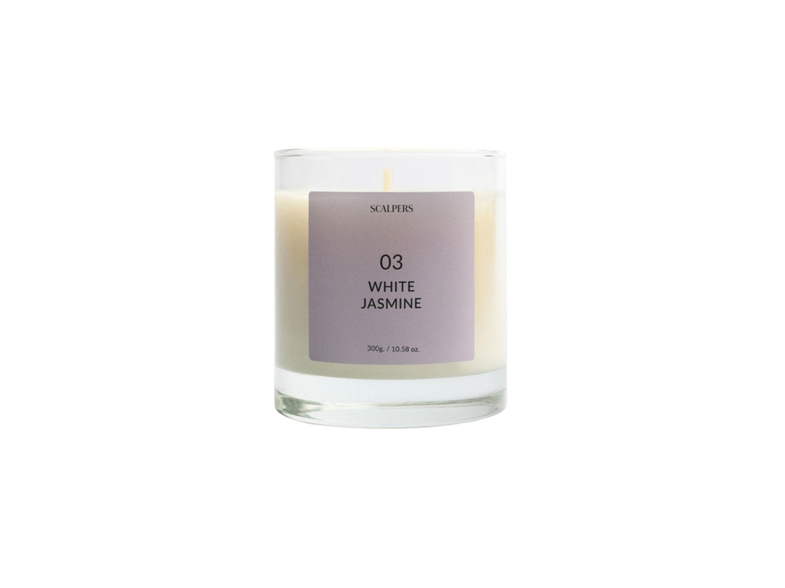 Vela perfumada de 300 g con aroma a jazmín blanco de Scalpers