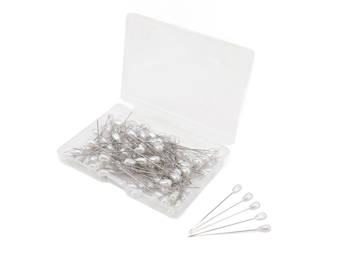 100 Piezas De Broches Rectos Para Ramilletes De Vestidos De Novia, Accesorios Florales Y Cierres.