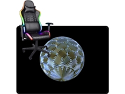 Tapete Cadeira Protetor Piso Gamer Resistente Madeira Escritório, Gamer, Madeira, Ao