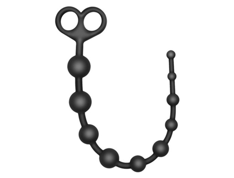 Bolas Anales S PLEASURES Flexer Negro Silicona