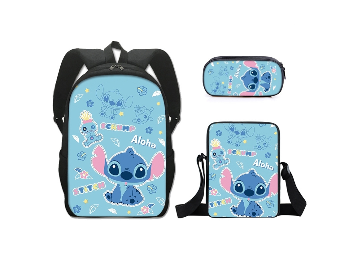 Mochila escolar de tres piezas, 16 pulgadas, 11*