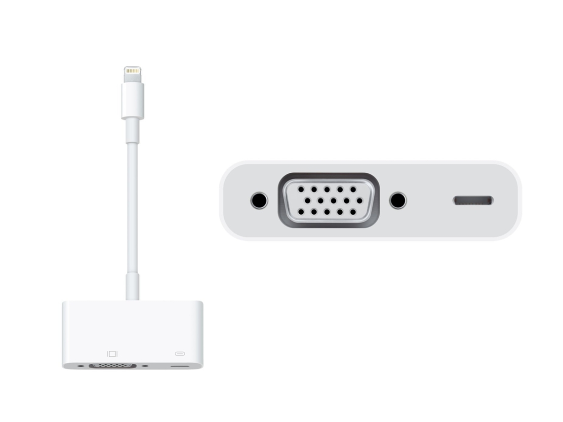 Adaptador Lightning Para Vga Para Apple Com Alimentação