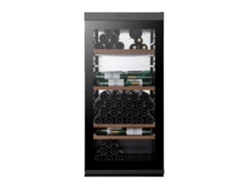 Climadiff Millesime150b - Bodega de vinos conectada (149 botellas, color negro)