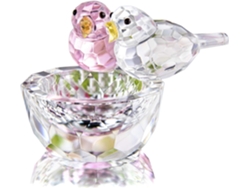 Figura Pájaro Cristal 8,5 Cm Coleccionable Decoración Mesa Peso Papel Dia Novios Para Mujeres