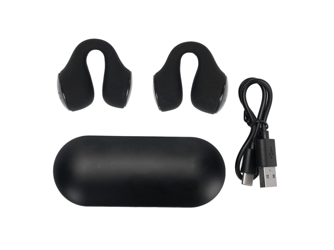 Fones de Ouvido de Condução Óssea Sem Fio Bluetooth 5.3 Controle por Toque À Prova de Água e Suor EOOCOO