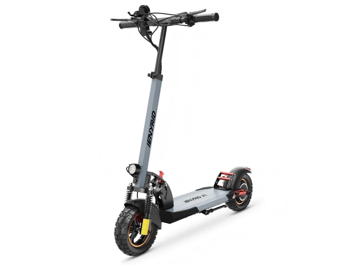 Patinete Eléctrico Ienyrid A1 Abatible 800w 48v 12.5ah 10'' Velocidad Máxima De 45km/h Alcance Máximo De 30km Suspensión Delantera Y Trasera