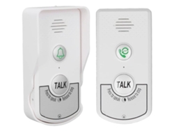 Timbre Con Intercomunicador Inalámbrico, 1v 1, Señal Electrónica Bidireccional, Timbre Con Intercomunicador Inalámbrico Resistente Al Agua Con Luz Indicadora Brilvibera_ptg