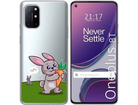 Carcasa OnePlus 8T 5G TUMUNDOSMARTPHONE Conejo Multicolor