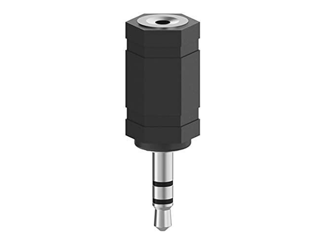 Adaptador de audio Conector macho estéreo de 3,5 mm Conector hembra estéreo de 2,5 mm