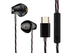 Auriculares (control En Línea Con Micrófono, Sonido Estéreo) Nuevos Auriculares K13c Con Control En Línea Y Micrófono Type-c