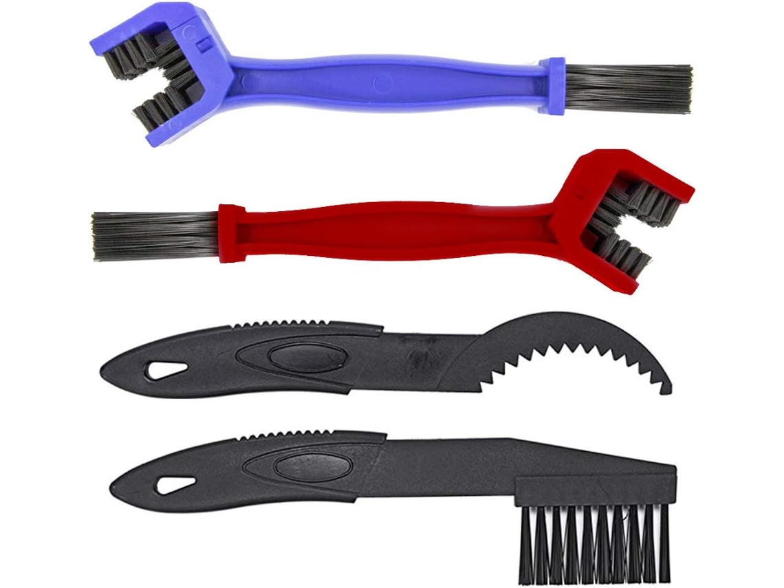 Juego De 4 Cepillos Para Limpiar Cadenas De Motocicletas/bicicletas/mtb, Herramientas