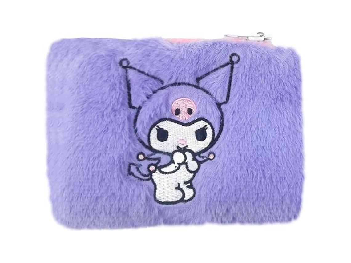 Bolsa de peluche rectangular Kuromi 83666