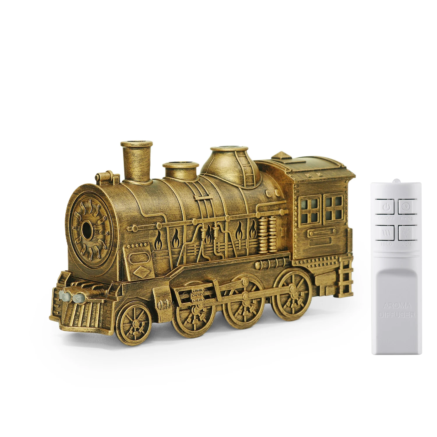 Difusor De Aromaterapia Con Forma De Mini Tren (cobre)