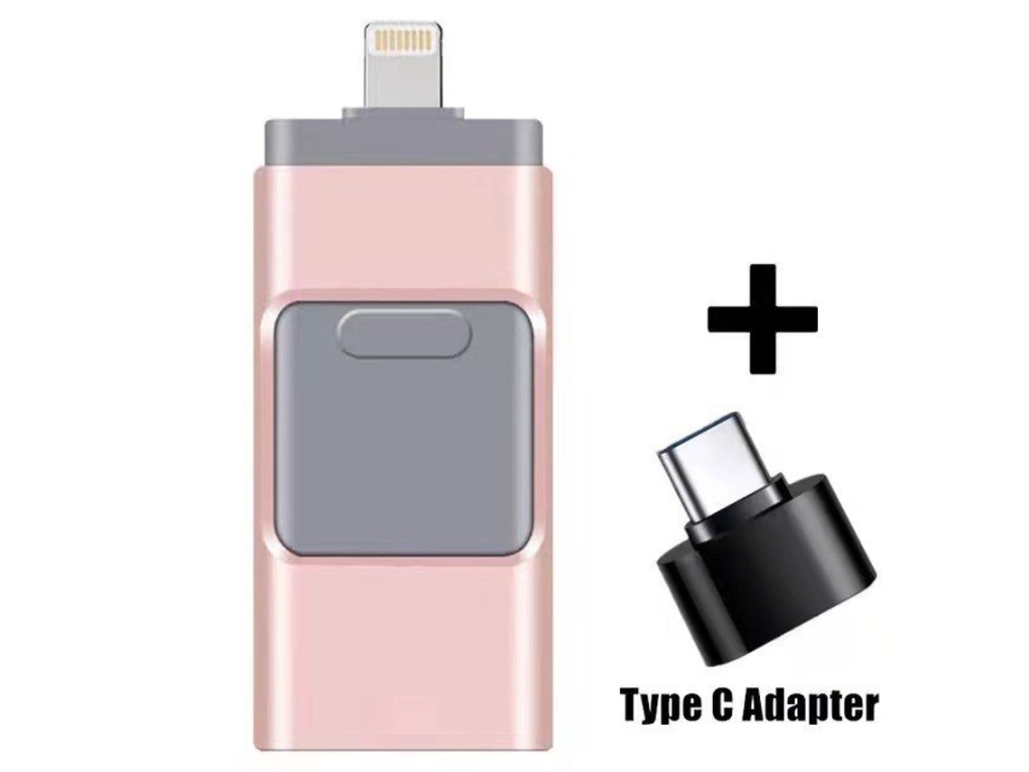 Memoria Usb 3.0 De 64 Gb Para Android Y Iphone Henten Home (rosa)
